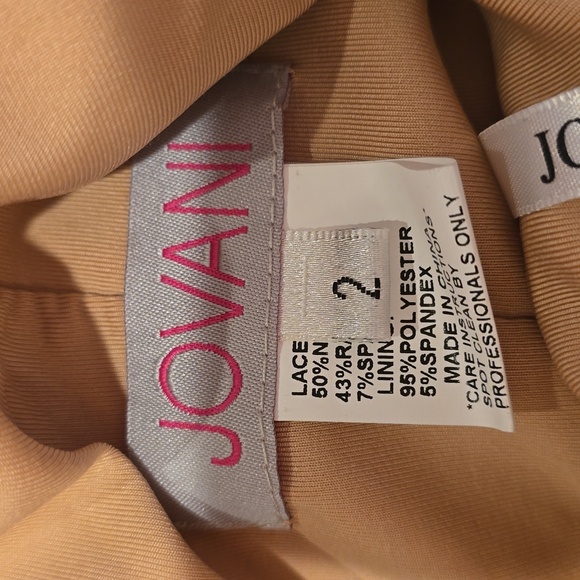 Brand new Jovani teal gown. Never worn!! Stunning detail !! Beautiful train!! - Picture 12 of 13